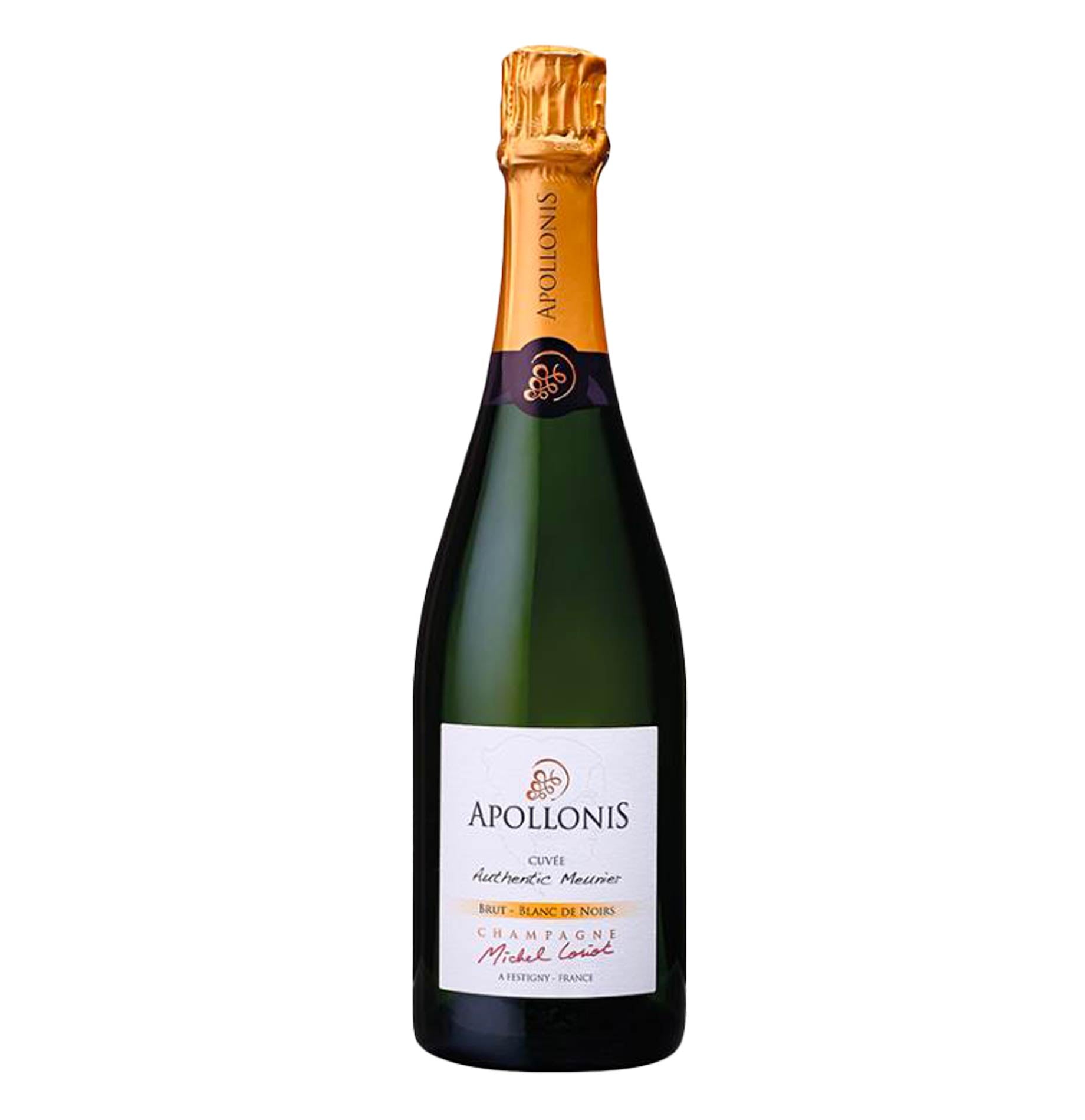 Champagne Blanc de Noirs Brut "Authentic Meunier" - Apollonis-Michel Loriot
